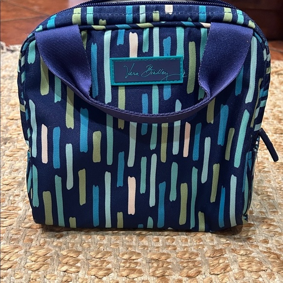 Vera Bradley Accessories - Vera Bradley Navy and Green Patterned lunch bag